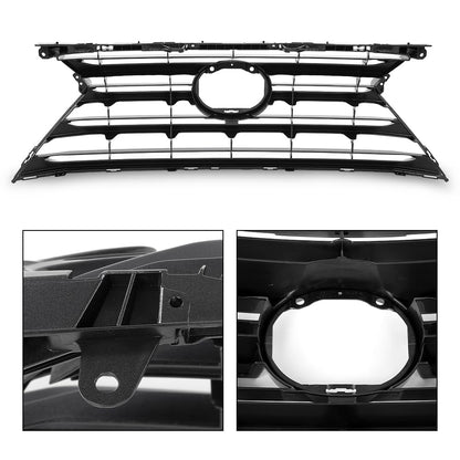 G-PLUS Front Upper Bumper Grille Shell Insert Compatible with NX200t NX300h 2015 2016 2017 LX1200172 5311178010 Silver