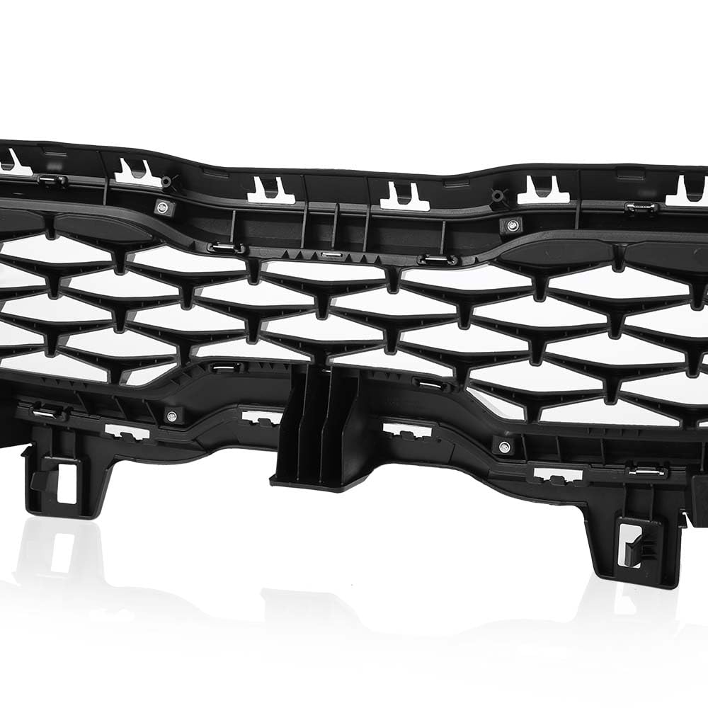 G-PLUS Front Upper Grille Grill With Chrome Trim Compatible with Kia Forte 2019 2020 86350M7010 86350M6000