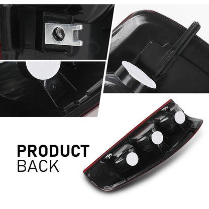 G-PLUS Rear Left Tail Light Assembly w/o Blubs Compatible with Chevy Colorado/GMC Canyon 2004-2012 Rear Brake Lamp Luces Traseras, GM2800164 19417444, Red Lens