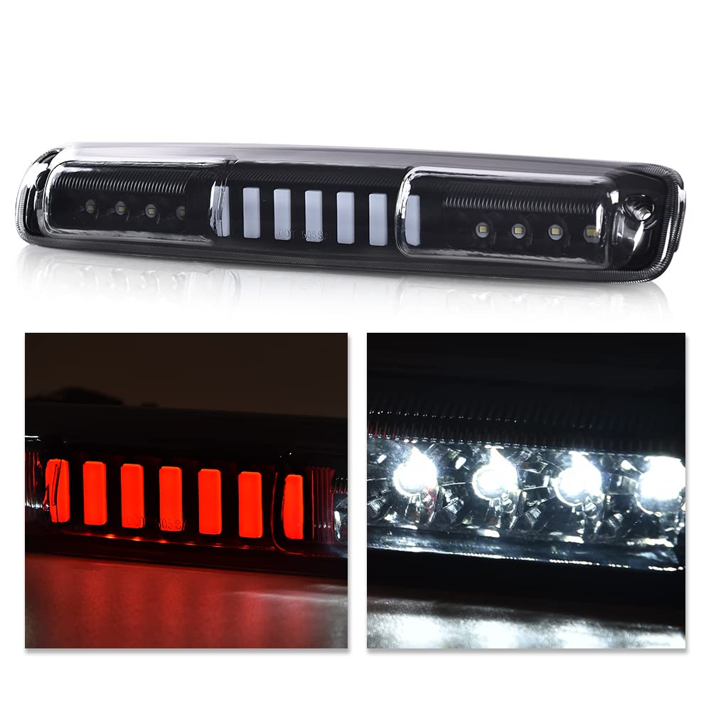 G-PLUS LED 3rd Third Tail High Mount Stop Type I Brake Lamp Compatible with 2007 Chevy Silverado/GMC Sierra 1500 2500 3500 & HD Models Classic 5978318 16525205