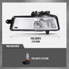 G-PLUS Front Bumper Driving Fog Light Lamps Pair Compatible with Audi A6 C6/ A6 S6 Quattro 2009-2011 4F0941699A, 4F0941700A Black
