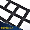 G-PLUS Webbing Nets Compatible with 2006-11 ATV Honda TRX450R 400EX 400X 300EX 300X,Replacement Nerf Bar Nets Black