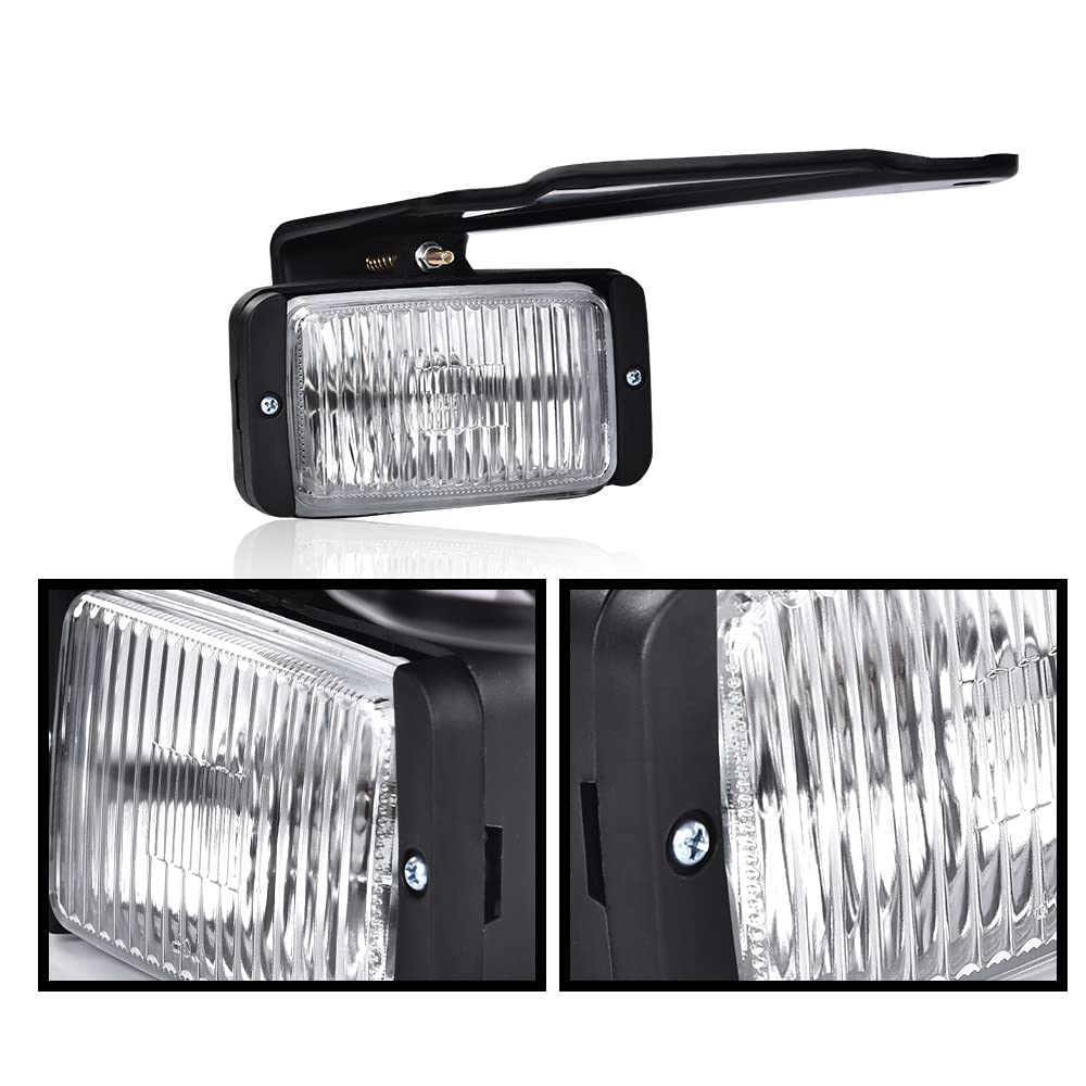 G-PLUS Direct Replacement Fog Light Compatible with 1982-1997 Chevy S10 and 1995-1997 Chevy Blazer/GMC Jimmy