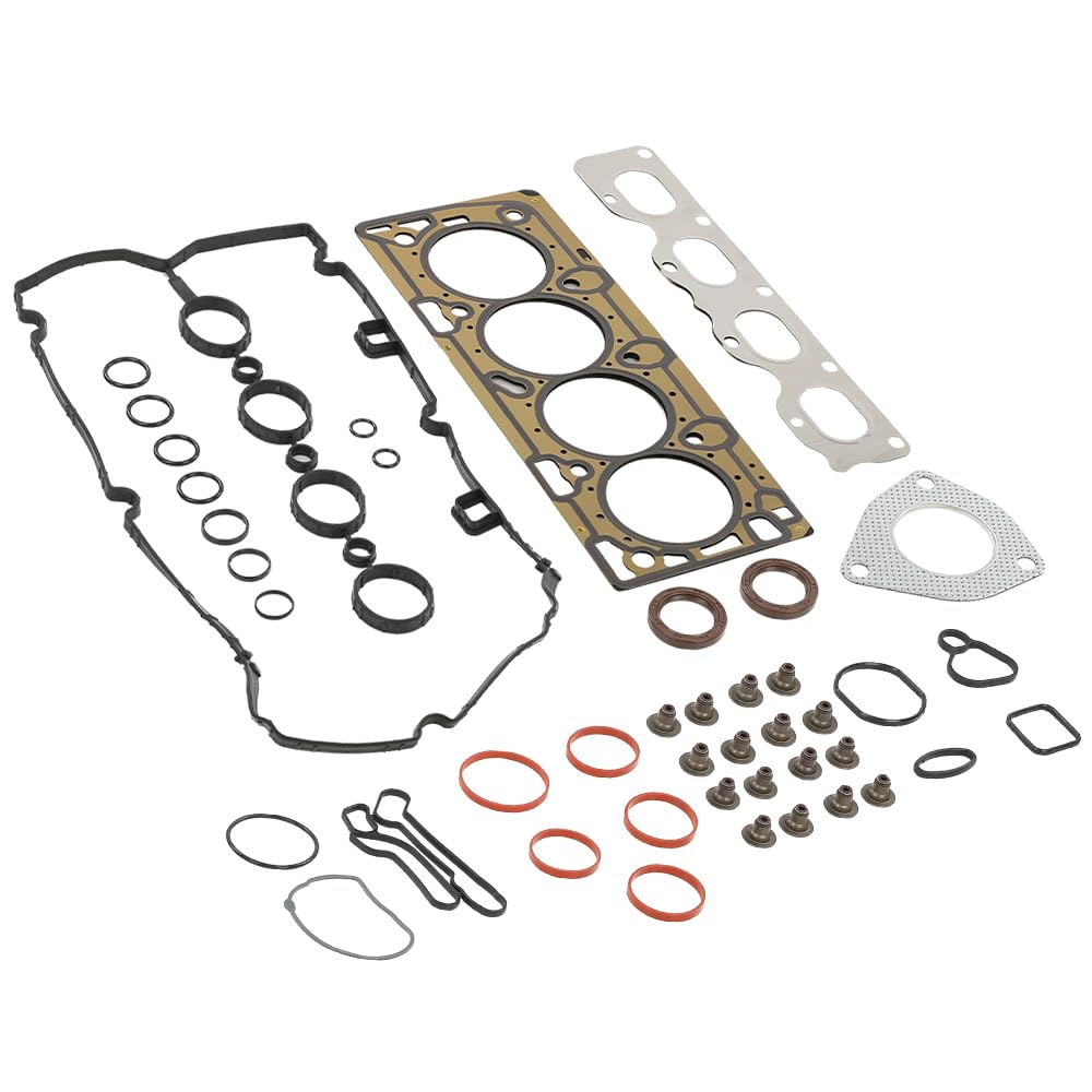 G-PLUS Head Gasket Set Bolts Compatible with Chevy Cruze L 2015/Chevy Cruze LS 2011-2015/Chevy Sonic (submodel: LS, LT, LTZ) 2012-2013/Chevy Express 1500 2003-2014 HGS345, 15638942