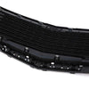 G-PLUS Chrome Front Bumper Lower Grille Assembly Compatible with Chevy Cruze 2015 ABS Honeycomb Mesh Grill