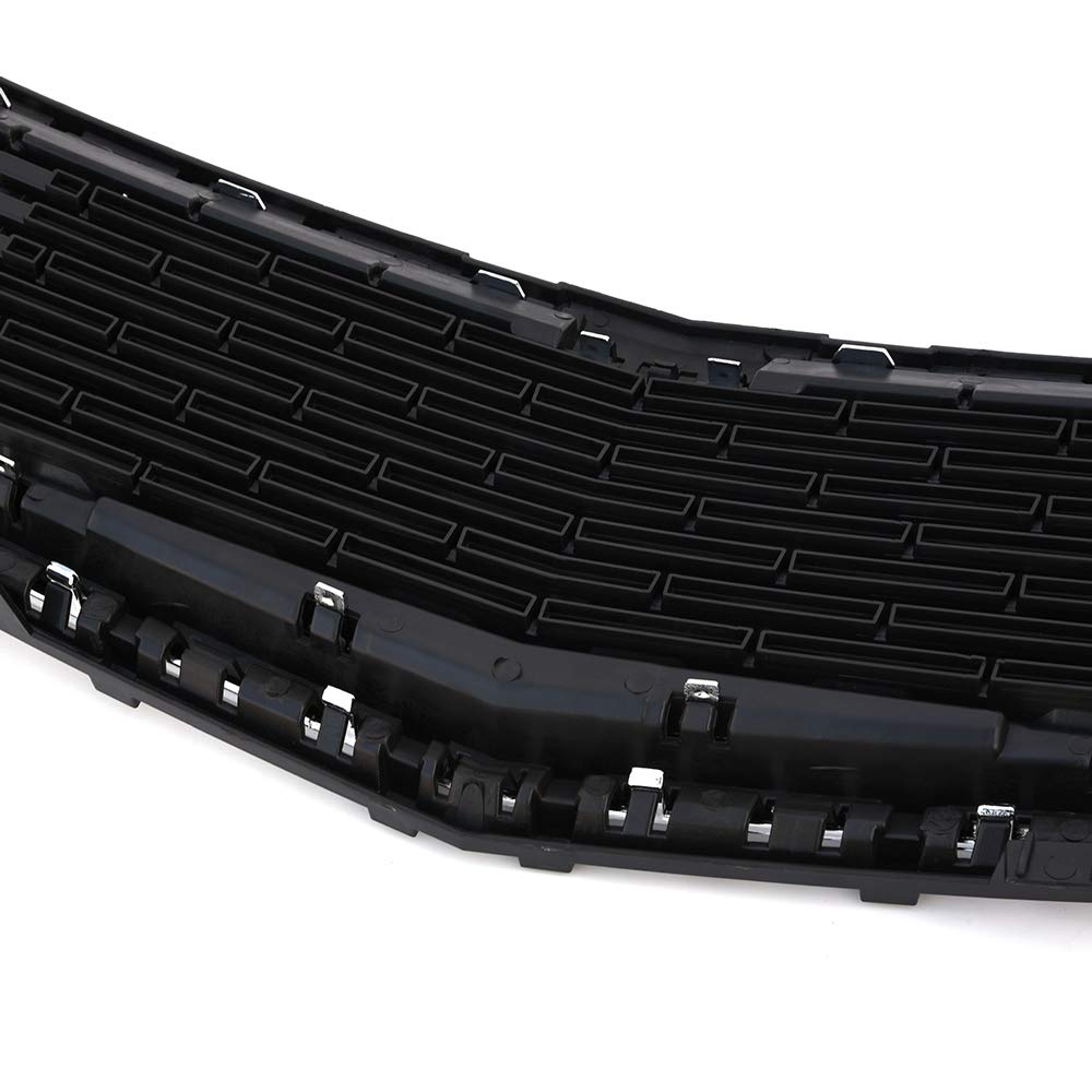 G-PLUS Chrome Front Bumper Lower Grille Assembly Compatible with Chevy Cruze 2015 ABS Honeycomb Mesh Grill