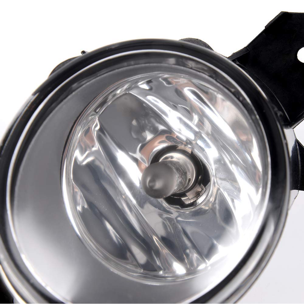 G-PLUS Bumper Fog Lights Driving Lamps Compatible with Nissan Sentra Maxima Altima Sedan Coupe Murano Versa/Infiniti G37 With H11 Bulbs Clear Lens Left And Right 2Pack