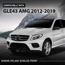G-PLUS Engine Splash Shields for Benz GL450 GLE400 2012-2019 Front Under Cover Front View