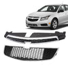 G-PLUS Front Bumper Upper & Lower Grill Compatible with Chevy Cruze 2011-2014 (Not Fit ECO Model) Black Grille Pair GM1200624, 95225615