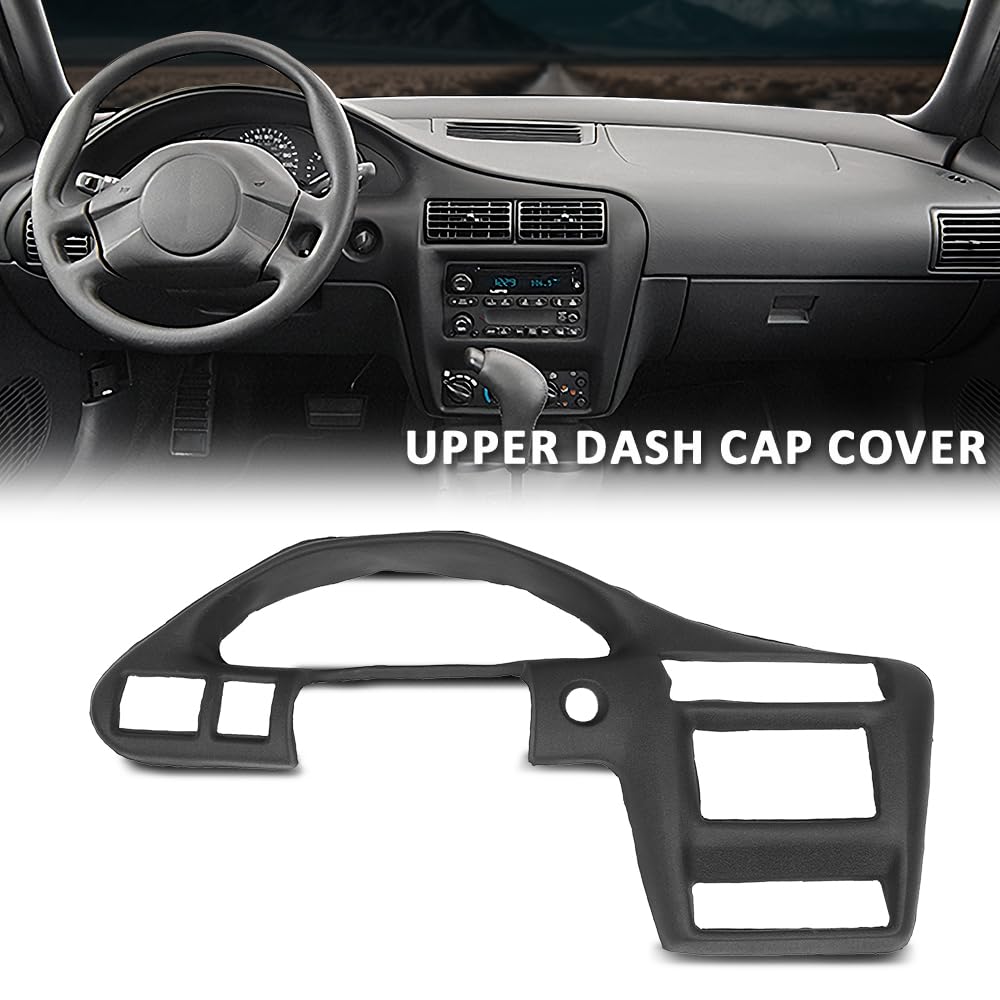 G-PLUS TPE Dashboard Dash Bezel Cover Compatible with Chevy Cavalier LS Sport 2002-2005/ Chevy Cavalier Z24 2000-2002/ Chevy Cavalier (submodel: Base, LS) 2000-2005
