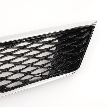 G-PLUS Front Upper Bumper Grille Assembly Compatible with Kia Optima LX EX 2016 2017 2018 Chrome ABS Grill 86350-D5020,KI1200189
