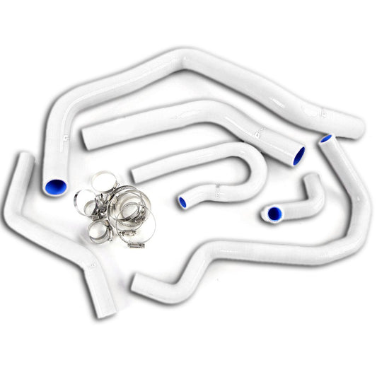 G-PLUS Silicone Radiator Coolant Hose Pipe Kit Clamps Compatible With 1992-2000 Honda Civic Type-R EK EG B16A B18C B20B,White