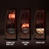 G-PLUS Tail Lights Compatible with Chevy Silverado 2003 2004 2005 2006,Rear Lamp w/Wiring Harness,Left & Right Luces Traseras Rear Brake Lamps Assembly Faros Traseros