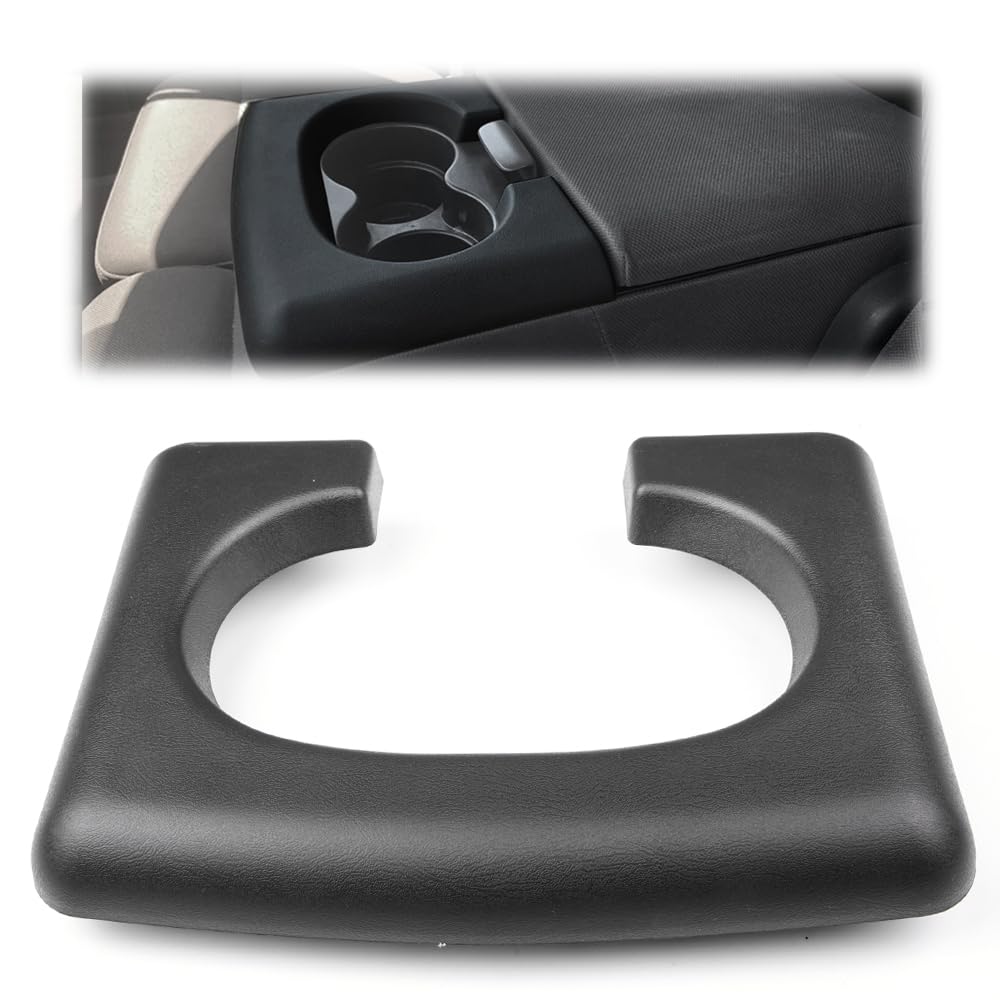 G-PLUS Center Console Cup Holder Pad Compatible with Ford F150 2004-2014(Black)