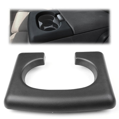 G-PLUS Center Console Cup Holder Pad Compatible with Ford F150 2004-2014(Black)