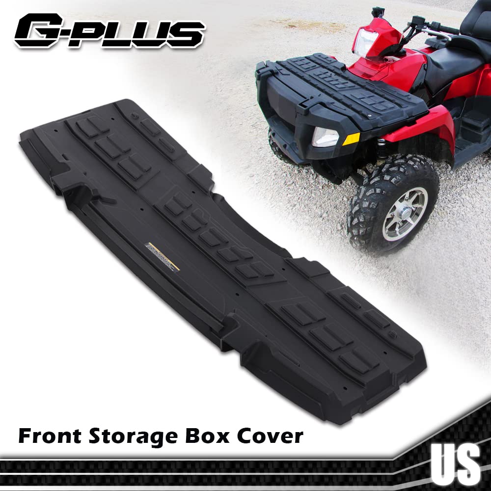 G-PLUS Front Storage Box Cover Compatible with 2005 2006 2007 2008 2009 2010 Sportsman 800 700 500 450 2633157, 2633162 Black