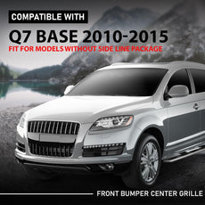 G-PLUS Front Bumper Grille Insert for Audi Q7 2010-2015 Front View
