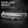 G-PLUS Set of 2 Fog Lights Lamp Compatible with Lincoln MKX 2016-2017 FA1Z13200D, FA1Z13200C, FA1Z-13200-D, FA1Z-13200-C Black Left+Right Side