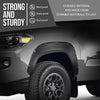 G-PLUS 4PCS Fender Flares Compatible with Toyota Tacoma 2016 2017 2018 2019 2020 2021 2022 (Not Fit Double Cab Trims) Wheel Arch Cover Trim, Smooth Pocket-Riveted