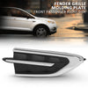 G-PLUS Front Right Fender Ornament Fender Vent Insert Grille Molding Plate Kit, Compatible with Ford Escape SEL S SE Titanium Sport Utility 4-Door 2017-2019, Passenger Side, GJ5Z16228AA, GJ5416C216ACW