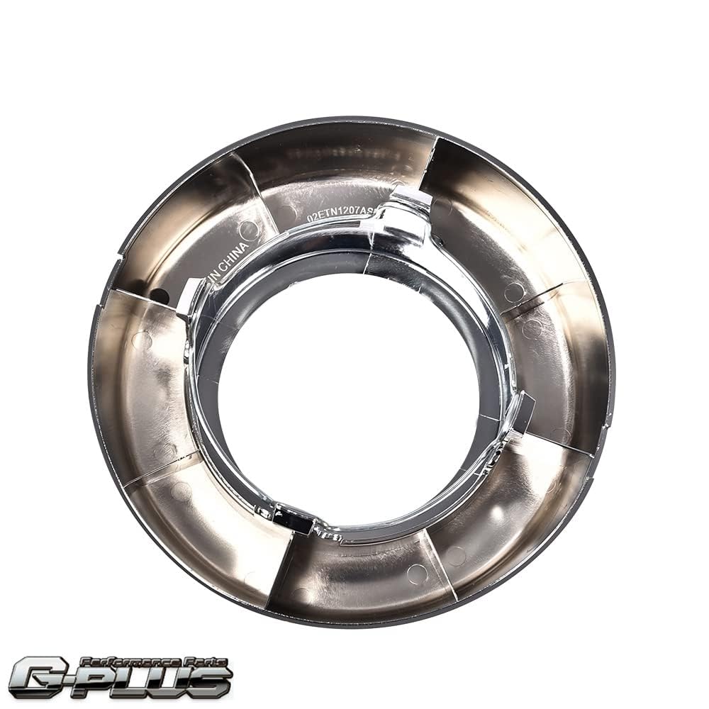 G-PLUS Front Wheel Center Cap 1 Piece Compatible with 1994-2008 4WD Van E150 E250 E350 F250 F350 Chrome Hub Cap