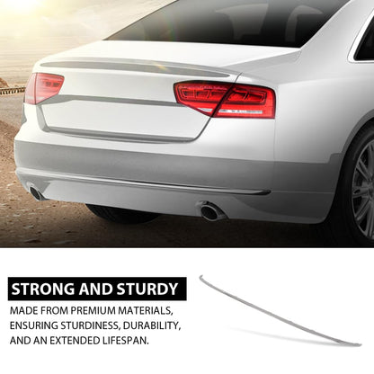 G-PLUS Rear Bumper Trim Molding Chrome, Compatible with Audi A8 Quattro 2011-2014, Fit S8 Base 2013-2014, Fit Models W/o S-Line Package