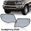 G-PLUS Front Headlight Lenses Cover, Compatible with 2005-2011 Toyota Tacoma, Left & Right Side Replacement Pair (Smoky Lens)