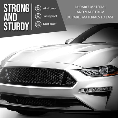 G-PLUS Rear Bumper ReinForcement Steel Compatible with Ford Mustang 2015-2024 FR3Z17906A, FO1106370 Black