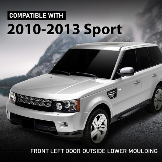 G-PLUS Front Left Door Outside Lower Moulding Compatible with Range Rover Sport 2010-2013