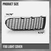 G-PLUS Front Right Side Fog Light Cover Compatible with VW Beetle 2.5 2006-2008 Fit VW Beetle Base/Comfortline 2009-2010 1C0807684A01C, VW1039150 Black