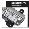 G-PLUS Front Bumper LED Fog Lights Lamps+Bracket Kit Compatible with Dodge Ram 1500 2019-2021 68273291AB