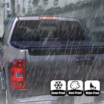 G-PLUS Rear LED Third Brake Light Compatible With Chevy Silverado/GMC Sierra1500/2500HD/3500 2014-2018,3RD Cargo Led Tail Lamps Chrome Housing Smoky Red lens