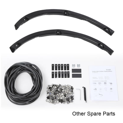 G-PLUS 4PCS Fender Flares Fit Ford F150 2009-2014 Styleside with 67.0"/ 78.8" / 97.4" Bed Models Only (Not Fit Platinum and Raptor Models) FO1269100 FO1268100, Textured Pocket-Riveted
