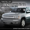 G-PLUS TPE Defrost Dash Cover Cap Compatible with 2007-2013 Chevy Silverado GMC Sierra/ 2007-2014 Chevy Tahoe Avalanche Suburban GMC Yukon XL Denali Black