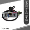 G-PLUS Transmissions Solenoid Lock-up TCC Overdrive w/Harness Compatible with All A500 & A518 Transmissions 1996-1999 Round Plug 8 Pin 12420B JF011E RE0F10A F1CJA