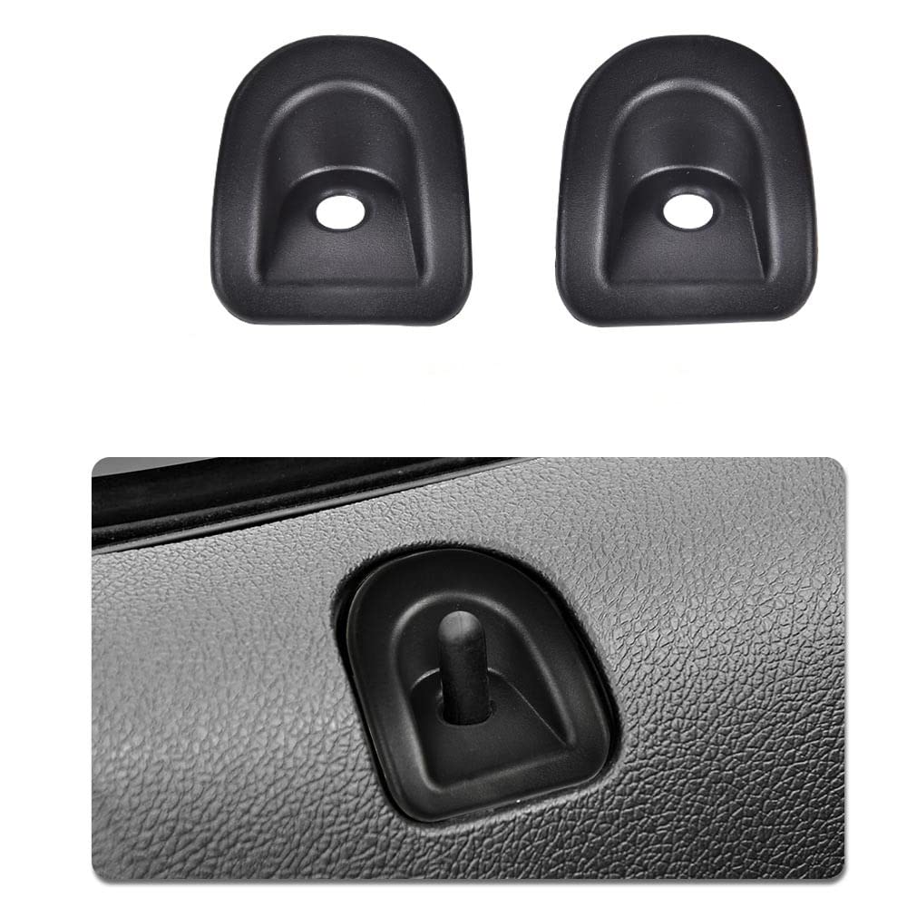 G-PLUS Door Lock Grommets Set Compatible with 2006-2014 Ford Mustang,Front Left & Right Black 2PCS