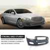G-PLUS Front Bumper Cover Compatible with Jaguar XJ 2011-2015, Fit Jaguar XJR (Submodel: Base, L) 2014 2015, w/o Parking Aid Sensor Holes, C2D5370XXX, JA1000148, Black