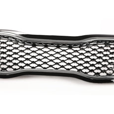 G-PLUS Bumper Grille for Kia Optima 2014-2015 Black Chrome Trim Side View