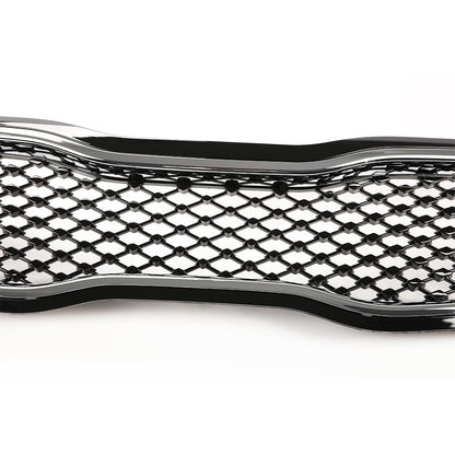 G-PLUS Front Bumper Upper Grille Grill Compatible with Kia Optima 2014 2015 Replacement for 863502T700 Black w/Chrome Trim