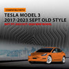 G-PLUS Model 3 Floor Mats Compatible with Tesla Model 3 2017-2023 Sept Old Style,Not Fit 2023 Oct-2026 New Model,TPE All Weather Custom Fit Full Cover Protection Floor Liners Black 3PCS