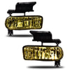 G-PLUS Fog Lights Lamp Left Right Compatible With 1999-2002 Chevy Silverado 1500/2500/Fit 2001 2002 Chevy Silverado 3500/Fit 2000-2006 Tahoe Suburban faros antiniebla(Yellow)