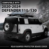 G-PLUS Rear Bumper Protector Board Cover Compatible with Defender 90 110 130 2020-2024 Black