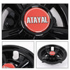 G-PLUS Golf Cart Wheel Covers Hub Caps 8" Black Compatible with EZGO, Club Car & Yamaha