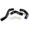 G-PLUS Silicone Radiator Hose Kit w/Clamps Compatible with Mazda MX5 MX-5 Miata NA6CE B6ZE 1.6L 1889-1993 (Black 3 PCS)
