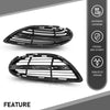 G-PLUS Front Bumper Fog Light Cover Bezel Left & Right Compatible with Benz S-Class W222 2013-2020 2228850224