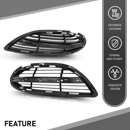 G-PLUS Front Bumper Fog Light Cover Bezel Left & Right Compatible with Benz S-Class W222 2013-2020 2228850224