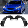G-PLUS Front Splash Shield Set of 2 Compatible with Hyundai Genesis Coupe 2.0T Track 2010 868122M000, HY1249120, 868112M000, HY1248120 Left Driver Side & Right Passenger Side