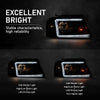 G-PLUS LED Headlights Fit Ford F150 2004-2008,Fit Lincoln Mark LT 2006-2008, NOT Fit 2004 F150 Heritage/Flareside Beds,Clear Lens Black Housing Clear ReflectorBumper Headlamps,faros delanteros