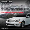 G-PLUS Bumper Grille Compatible with Benz C250 C300 C350 2012-2015,Fit For Models With AMG Styling Package 2048850853
