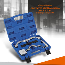 G-PLUS Engine Timing Tool Kit Compatible with Chevy Cruze Aveo Ampera Insignia 1.0L 1.2L 1.4L Turbo Front View